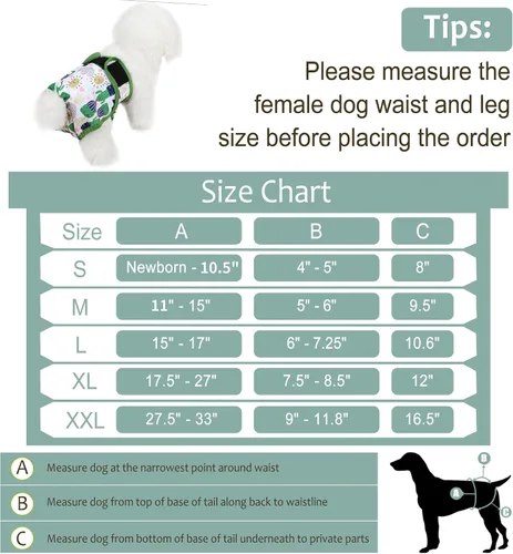 Miniatura 142 de Pañales lavables para perros, para hembras caninas, reutilizables, para periodo de celo, altamente absorbentes, para incontinencia, con broches