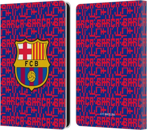 Miniatura 16 de Head Case Designs Funda de piel con licencia oficial del FC Barcelona Barca Crest Graphics compatible con Kindle Paperwhite 5 (2021)