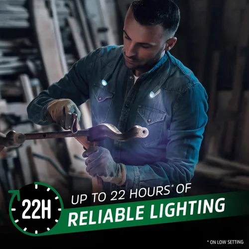 Miniatura 5 de Energizer Luz de cuello recargable, luz LED portátil para lectura y usos manos libres, luz de cuello con brillo ajustable, 100 lúmenes, tiempo