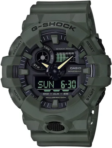 Miniatura 5 de Casio Men's 700UC Series G-Shock Quartz 200M WR Shock Resistant Resin Strap and Case