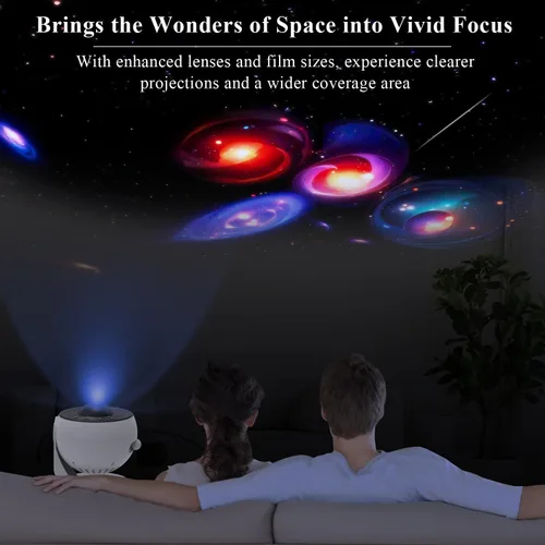 Miniatura 6 de Proyector Galaxy Pro para dormitorio, proyector de planetario HD 13 en 1 con temporizador, nebulosa y luz de estrella de la vía láctea para techo