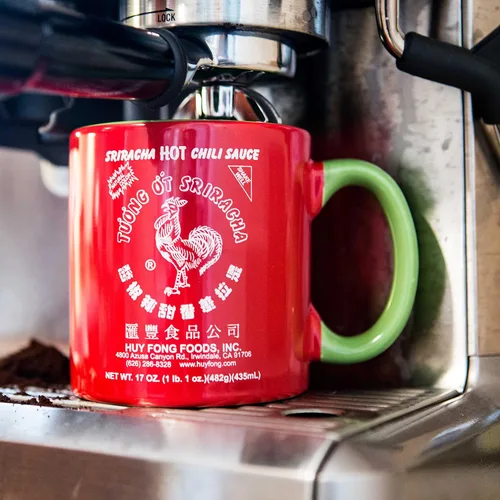 Miniatura 2 de Sriracha2Go Taza de cerámica Rojo y Verde, grande, de 20 oz