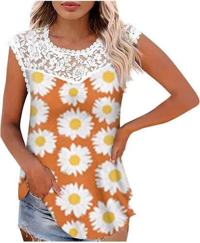 Shirts for Women Dressy Casual 2023 Tshirts Party Fashion Trendy Vacation Blouses Boho Womens Summer Tops