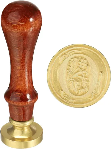 Miniatura 18 de YOKIVE Sello de cera del alfabeto, sello de letras con mango extraíble para decorar postales, ideal para festivales, bodas (dorado, rojo, letra J)