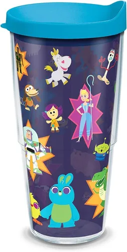 Miniatura 15 de Tervis Disney Pixar - Vaso aislado de doble pared con collage de Toy Story 4 hecho en Estados Unidos, mantiene las bebidas frías y calientes, 10