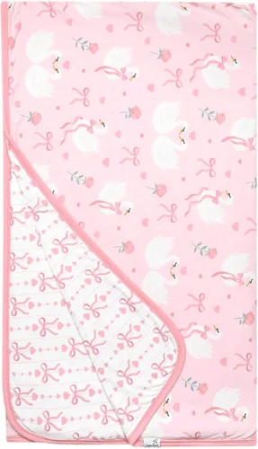 Miniatura 70 de Copper Pearl Manta de bebé jumbo de 3 capas: edredones suaves para niños y niñas Transpirable, acogedora manta para niños pequeños Edredón