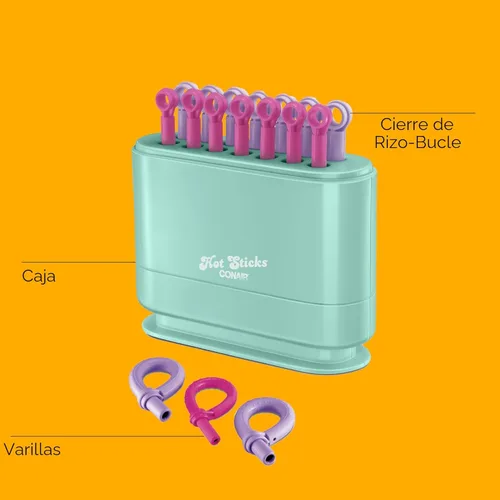 Miniatura 2 de Conair - Rodillos calientes de silicona para cabello largo, mediano y todo tipo de cabello - Rizador de cabello - Sin necesidad de clips