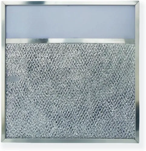 BP57 - Filtro de ventilación para campana de estufa con lente de luz, filtro de grasa de escape de cocina, filtro de aire de grasa de 11 3/8