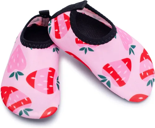 Miniatura 2 de L-RUN Zapatos de agua para bebés, zapatos para caminar descalzos, calcetines acuáticos para bebés, zapatos de natación para playa, piscina, arena