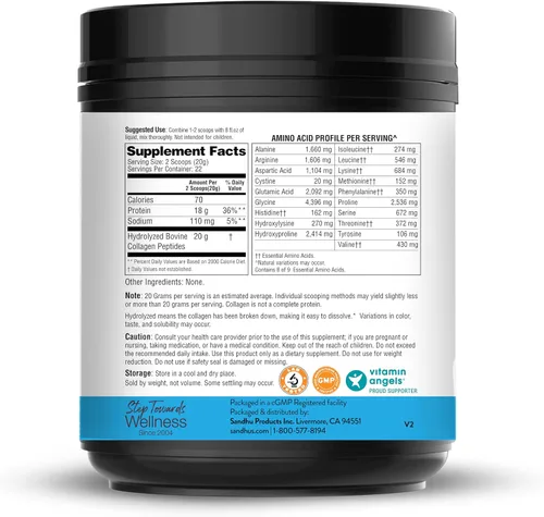 Miniatura 3 de Sandhu's Soporte de limpieza intestinal de 15 días y péptidos de colágeno en polvo, 1 libra, soporta desintoxicación, cabello, piel, uñas y apoyo