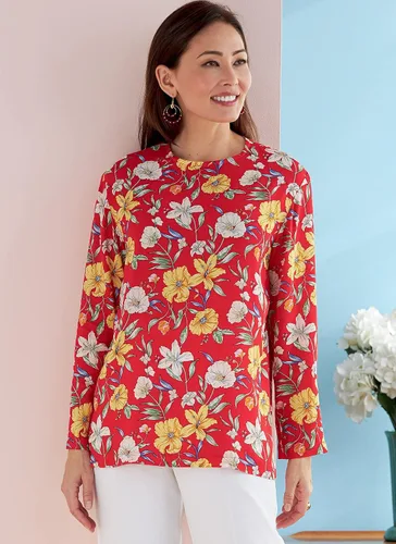 Butterick Patrón de costura R10791 / 6751 - Misses'/Misses' Petite Pullover Tops, Talla: F5 (16-18-20-22-24)