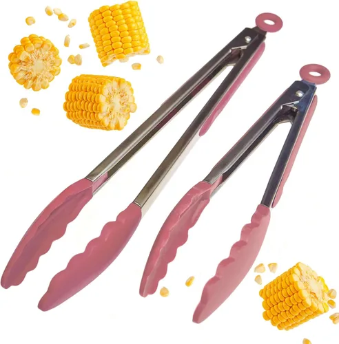 Miniatura 21 de Starpack 'Get a Grip' Pinzas de cocina de silicona para cocinar (2 piezas) – Pinzas para barbacoa resistentes al calor hasta 600 °F – Utensilios