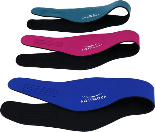 Miniatura 3 de AqtivAqua Diadema de Natación Banda para los Oídos Protección Cubierta Diadema de Natación para Niños Adultos Hombres Mujeres Niños Pequeños Tapones