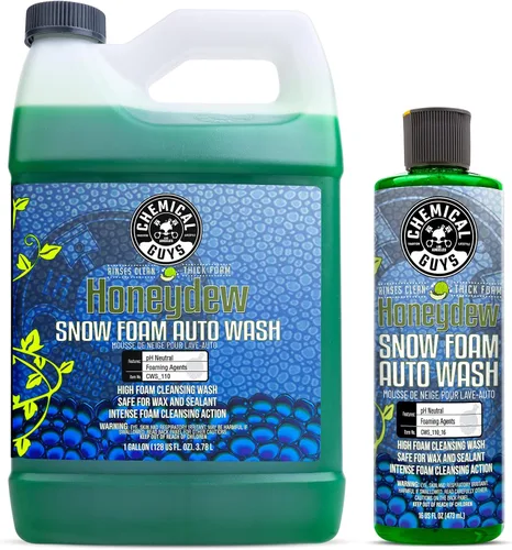 Miniatura 20 de Chemical Guys Jabón de lavado de autos para cañón de espuma o balde, jabón de espuma de nieve Honeydew para lavado de autos para camiones