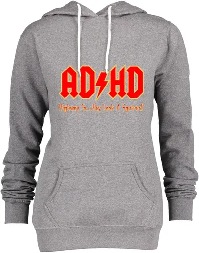 Miniatura 52 de Go All Out Sudadera con capucha para hombre y mujer con texto en inglés "Highway To Hey Look A Squirrel
