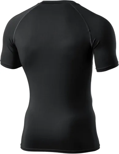 Miniatura 9 de TSLA Camisas térmicas de compresión de manga corta para hombre, camiseta deportiva atlética, camiseta de invierno para correr