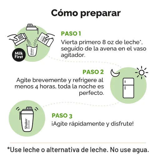 Miniatura 5 de Oats Overnight Paquete de variedad definitivo - Batido proteico para el desayuno alto en proteínas, 5g de fibra - Harina de avena sin gluten, avena