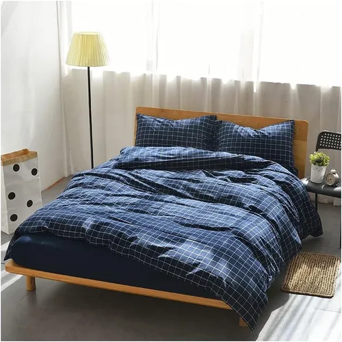 Miniatura 26 de F.Y.Dreams - Funda de edredón de 100 % algodón lavado para manta con peso, 60 x 80 pulgadas, con 8 lazos y cierre en el lado largo, diseño de 100%