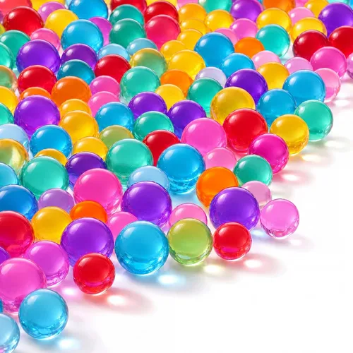 Miniatura 9 de Sratte 360 piezas de jarrón de cristal con piedras preciosas de mármol de 12, 10 y 0.236 in, cuentas de vidrio para jarrones, canicas pequeñas