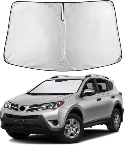 Miniatura 224 de Autovir Parasol para parabrisas Rivian R1S 2022-2024 2025 2026, parasol para ventana delantera, protección UV, bloqueador de calor, accesorios