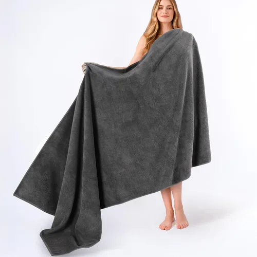 Miniatura 127 de American Soft Linen - Juego de 4 toallas, 100% de algodón turco, 27 x 54 pulgadas, tamaño extragrande, toallas para la ducha, color amarillo