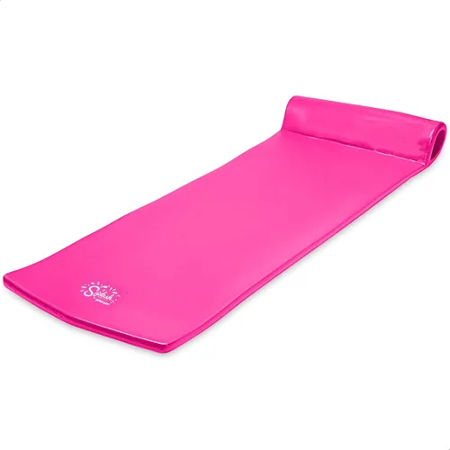 TRC Recreation Foam Swimming Pool Float, Floating Water Lounger, Splash 1.25” rosa (Flamingo Pink)