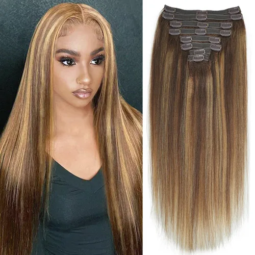 Miniatura 62 de Extensiones de cabello con clip de 12 pulgadas, rizado birmano, negro natural, extensiones de cabello con clip rizado birmano, cabello humano real