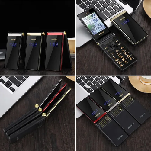 Miniatura 8 de Yoidesu Teléfonos abatibles desbloqueados para personas mayores, 2G para usar teléfono celular Flip Senior, Dual SIM Pocket Senior Phone con doble