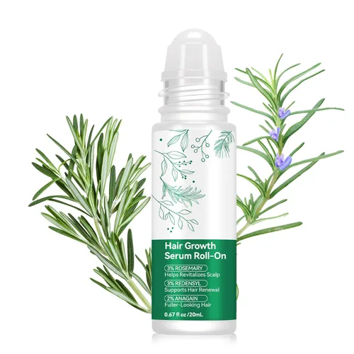 Rosemary - Suero para el crecimiento del cabello, suero más grueso para el cabello con 3% de romero, 3% redensilo y 2% nuevo, suero para el cuero