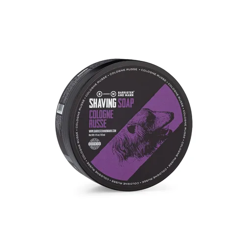 Miniatura 7 de Jabón de afeitar Barrister y Mann - Espuma densa, rica y cremosa Jabón de afeitar en barra de sebo Notas de mora, madera, abeto bálsamo, vetiver