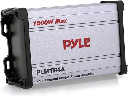 Miniatura 2 de Pyle Receptor amplificador marino de 4 canales de 1500 W - Subwoofer de audio de grado marino impermeable y resistente a la intemperie - para barco