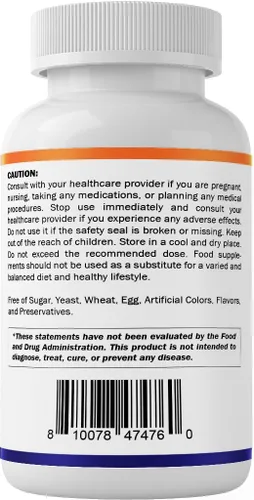 Miniatura 8 de Vitamatic Orotato de litio 20 mg, 90 cápsulas – Cápsulas Veggie Caps, sin OMG, sin gluten, paquete de 2