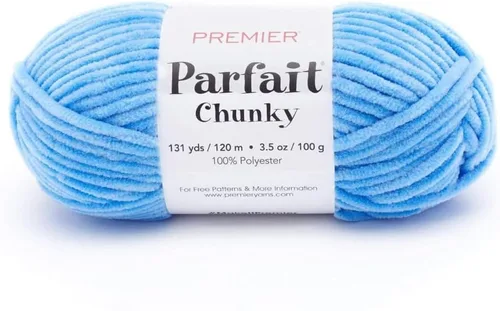 Miniatura 19 de Premier Parfait Hilo Grueso - Súper Voluminoso para Tejer y Hacer Ganchillo, Chenilla, Sunshine