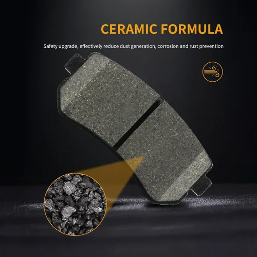 Miniatura 4 de Pastillas de Freno Trasero Disco Cerámico w/Hardware Reemplazo para Kia Forte Koup Cadenza Forte5 Rio Rio5 Sporta-ge Hyundai Accent Elantra Sonata