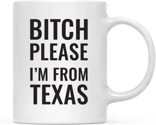 Miniatura 84 de Andaz Press Taza de café de 11 onzas, regalo de broma, Bitch Please I'm from Alabama, paquete de 1, incluye caja de regalo, divertidas ideas