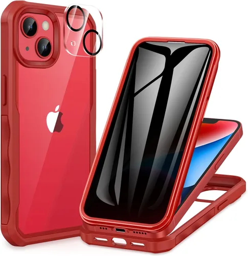 Miniatura 11 de CENHUFO Funda de privacidad para iPhone 11 Pro, funda de cuerpo completo con protector de pantalla de privacidad de vidrio templado 9H integrado