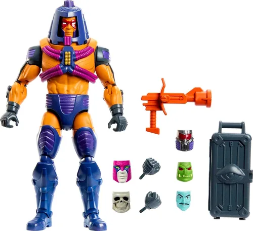 Masters of the Universe Masterverse Figura de acción, juguete coleccionable de Man-E-Faces con articulación y accesorios, 7 pulgadas