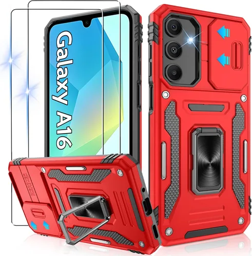 Miniatura 262 de Gritup para Samsung Galaxy S22 Funda con protectores de pantalla HD de 2 paquetes y cubierta deslizante para la cámara, protección contra caídas