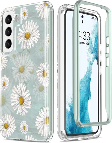Miniatura 11 de ESDOT Funda para Samsung Galaxy S22 Plus, grado militar, prueba de caída de 21 pies, resistente con diseños de moda para mujeres y niñas, funda