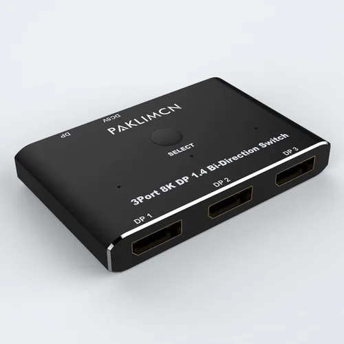 Miniatura 5 de Conmutador DisplayPort 8K60Hz Puerto de visualización 1.4 Caja DP 4K @144Hz Conmutador bidireccional 3in1out 3in1out, 1 en 3 salida para conmutar