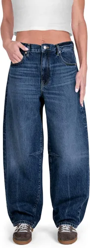 Miniatura 9 de Jeans Vaqueros de Barril Holgados para Mujer, de Pierna Ancha, de Tiro Medio, Denim Premium