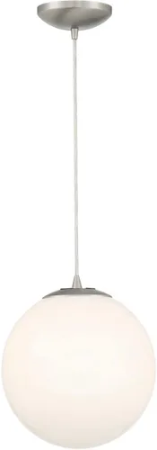 Miniatura 2 de Access Lighting 23941-BS/OPL - Colgante de perlas, 1 luz, 60 vatios, acero cepillado