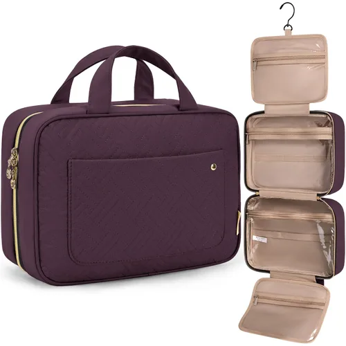 Miniatura 25 de Bolsa de viaje con gancho para colgar, resistente al agua, organizador de cosméticos, bolsa de viaje para accesorios, champú, contenedor