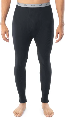 Miniatura 5 de Indera - Pantalón térmico de algodón pesado para hombre con punto de panal Johns de largo