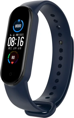 Miniatura 7 de hengkang Compatible con Amazfit Band 5/Xiaomi Mi Band 6/Mi Band 5, correas de repuesto ajustables de silicona deportiva para Amazfit Band 5, Mi Band