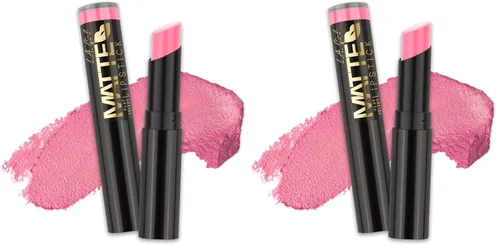 Miniatura 6 de L.A. Girl Lápiz labial mate de terciopelo plano, Bite Me GLC810