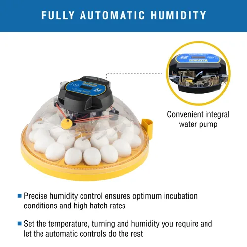 Miniatura 9 de Brinsea Mini II EX Connect App Controlled Egg Incubator with Automatic Humidity Control and Egg Turning for Hatching 7 Chicken, Quail, Other Eggs.