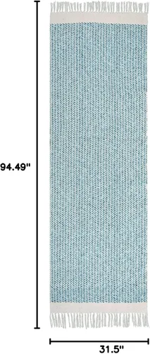 Miniatura 2 de Lahome Alfombra Corredor de Cocina Boho, 2'6''x8' Corredores para Pasillos Alfombra de Baño Ligera Tapete Tejido de Algodón con Borlas, Alfombras