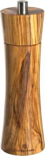 Zassenhaus Molino de pimienta de cerámica de madera de olivo "Frankfurt" Oliva (Olive wood)