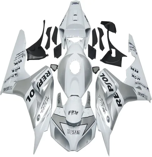 Miniatura 18 de Carenado negro brillante para Honda 2006 2007 CBR1000RR CBR 1000RR nueva inyección ABS plásticos cuerpo kit cuerpo trabajo 06 07